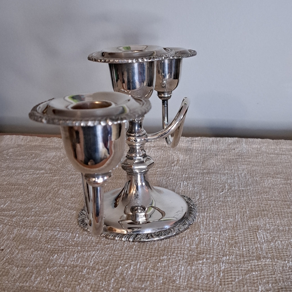 Benedict Proctor Vintage Silver Candelabra - Picture 2 of 5